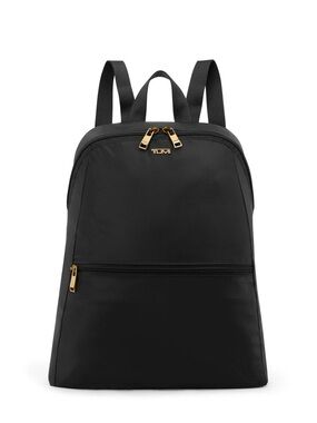 NWOT Tumi VOYAGEUR Just In Case® Black Gold Backpack packable travel backpack